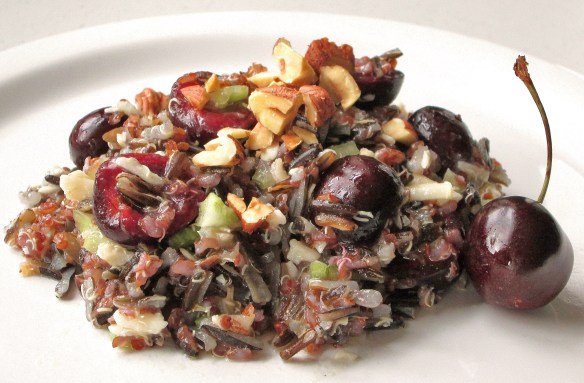 Cherry, Wild Rice, and Quinoa Salad © 2013 Sassy Sampler